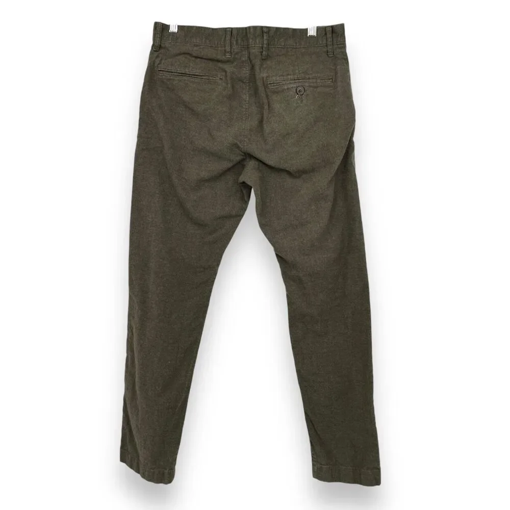 J. CREW Stretch Pant in Green #BB979 Sz 30x30